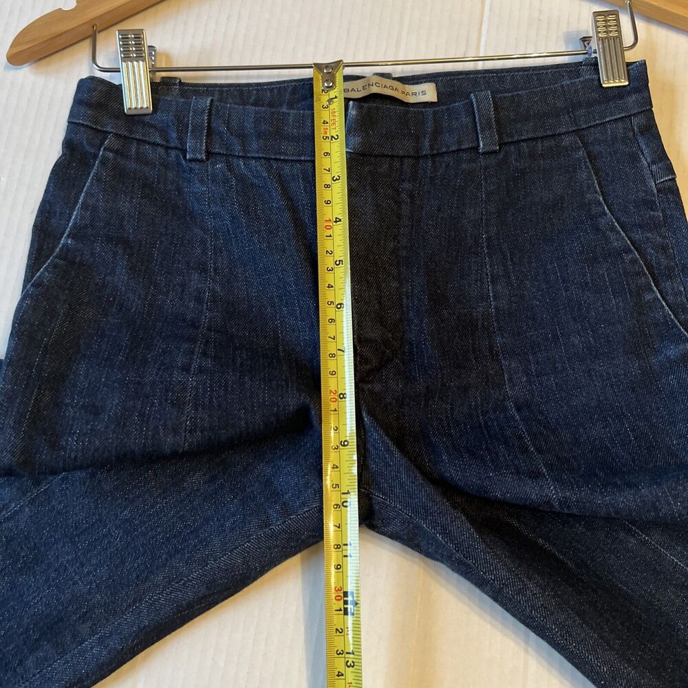 Balenciaga Jean Sz 34 Blue Denim Made In France / See Details - Picture 8 of 14